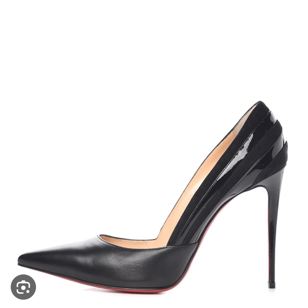 Christian Louboutin Kid Patent Super Pumps 100